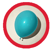 Inflated balloon